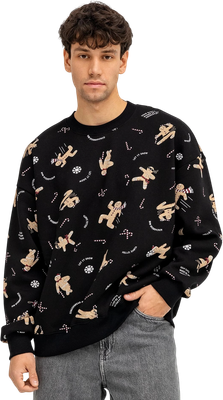 Свитшот Mark Formelle 121866 (р.112-182/188, печенье на черном) - 