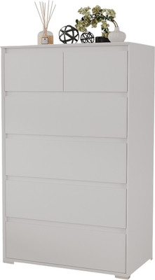 Комод Рэйгрупп Aleksa РГ-05-ВВ ARG-5-ВВ  (белый премиум/белый премиум) - 