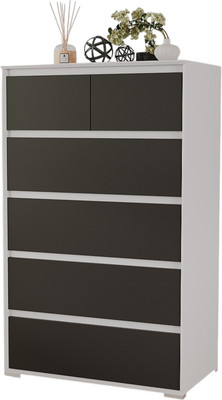 Комод Рэйгрупп Aleksa РГ-05-ВК ARG-5-ВК (белый премиум/кобальт) - 