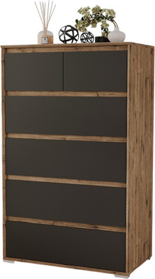 Комод Рэйгрупп Aleksa РГ-05-WK ARG-5-WK  (дуб веллингтон/кобальт) - 