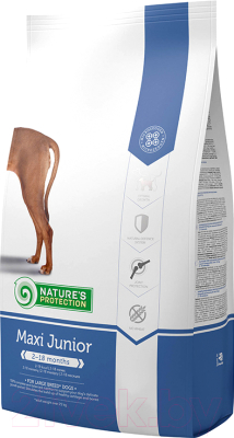 Сухой корм для собак Nature's Protection Junior Maxi / NPS24313 (4кг)