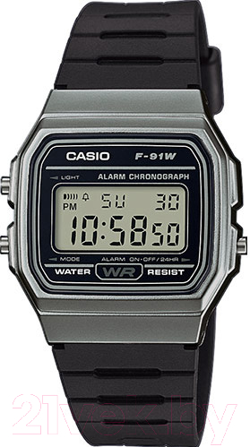 Часы наручные мужские Casio F-91WM-1BEF