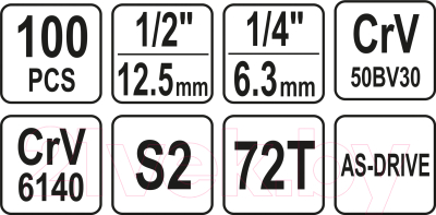 Изображение товара Универсальный набор инструментов Yato YT-12685