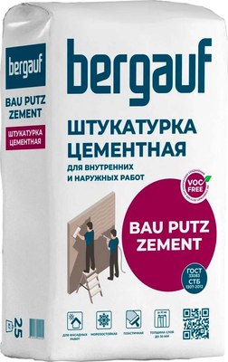 

Штукатурка выравнивающая, Bau Putz Zement