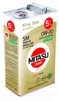 Моторное масло Mitasu Moly-Trimer Hybrid 0W20 / MJ-M02-5 (5л)