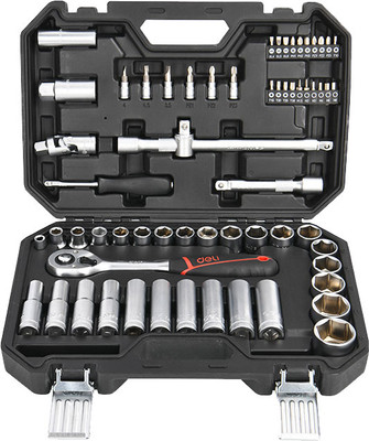 Универсальный набор инструментов Deli EDQ43062 (62пр) - 