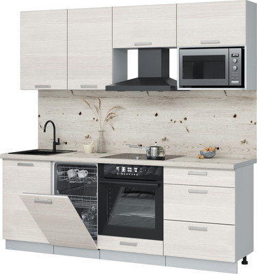 

Кухонный гарнитур, Мила Лайт 2.15-ПМ4