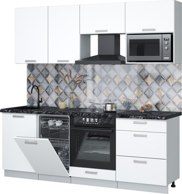 

Кухонный гарнитур, Мила Лайт 2.15-ПМ4