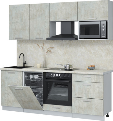 

Кухонный гарнитур, Мила Лайт 2.15-ПМ4