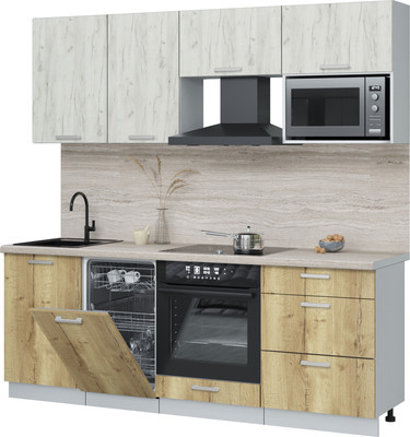 

Кухонный гарнитур, Мила Лайт 2.15-ПМ4