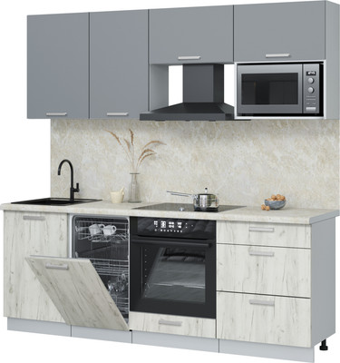 

Кухонный гарнитур, Мила Лайт 2.15-ПМ4