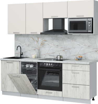 

Кухонный гарнитур, Мила Лайт 2.15-ПМ4