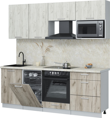 

Кухонный гарнитур, Мила Лайт 2.15-ПМ4