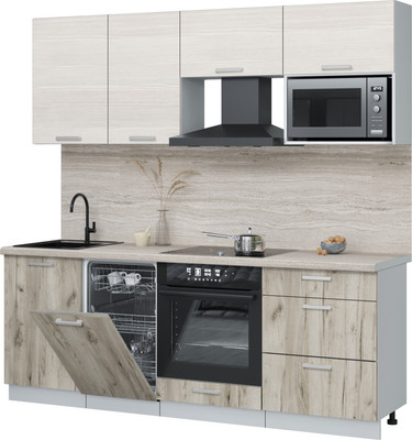 

Кухонный гарнитур, Мила Лайт 2.15-ПМ4