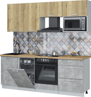 

Кухонный гарнитур, Мила Лайт 2.15-ПМ4