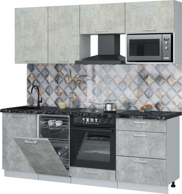 

Кухонный гарнитур, Мила Лайт 2.15-ПМ4