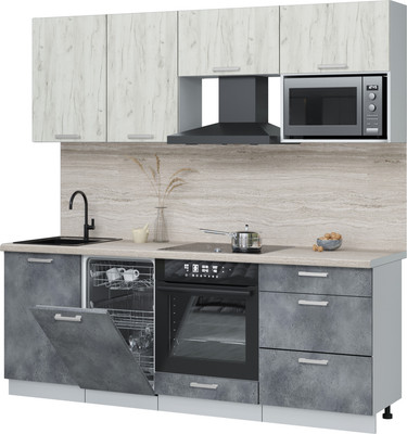 

Кухонный гарнитур, Мила Лайт 2.15-ПМ4