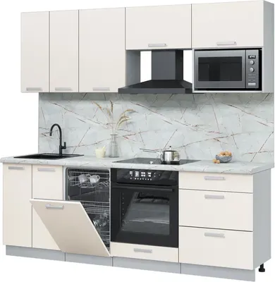 

Кухонный гарнитур, Мила Лайт 2.25-ПМ4