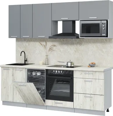 

Кухонный гарнитур, Мила Лайт 2.25-ПМ4