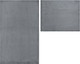 Набор ковриков для ванной и туалета Gokyildiz Fluffy 50x80+40x50 (Anthracite) - 