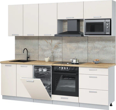 

Кухонный гарнитур, Мила Лайт 2.45-ПМ4