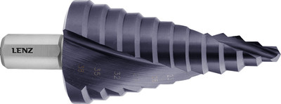 Сверло LENZ Ступенчатое 6-38мм с покрытием / LZSD-0638 F - 