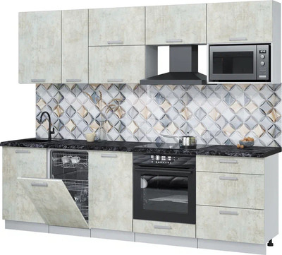 

Кухонный гарнитур, Мила Лайт 2.6-ПМ4