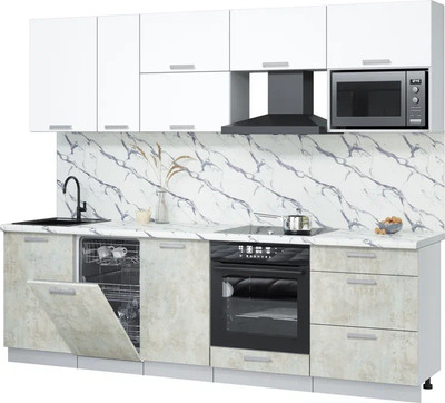 

Кухонный гарнитур, Мила Лайт 2.6-ПМ4