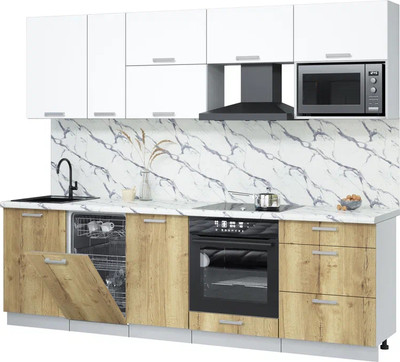 

Кухонный гарнитур, Мила Лайт 2.6-ПМ4