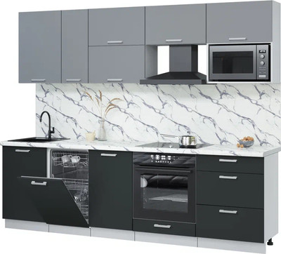 

Кухонный гарнитур, Мила Лайт 2.6-ПМ4