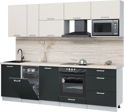 

Кухонный гарнитур, Мила Лайт 2.6-ПМ4