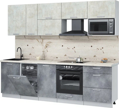 

Кухонный гарнитур, Мила Лайт 2.6-ПМ4