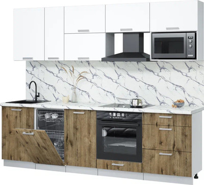 

Кухонный гарнитур, Мила Лайт 2.6-ПМ4