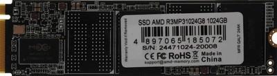 

SSD диск, Radeon M.2 2280 1TB (R3MP31024G8)