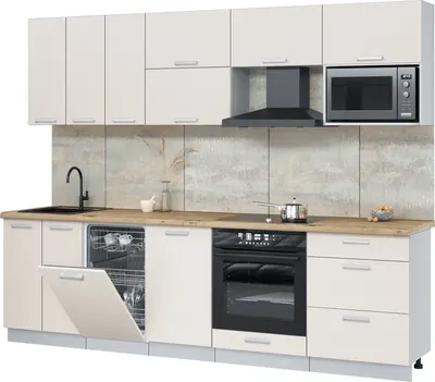 

Кухонный гарнитур, Мила Лайт 2.7-ПМ4