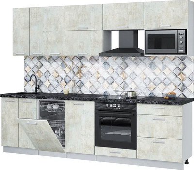 

Кухонный гарнитур, Мила Лайт 2.7-ПМ4