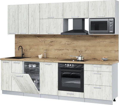 

Кухонный гарнитур, Мила Лайт 2.7-ПМ4