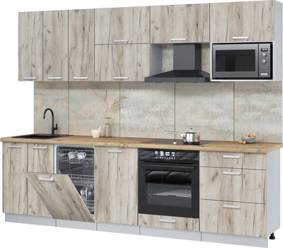 

Кухонный гарнитур, Мила Лайт 2.7-ПМ4