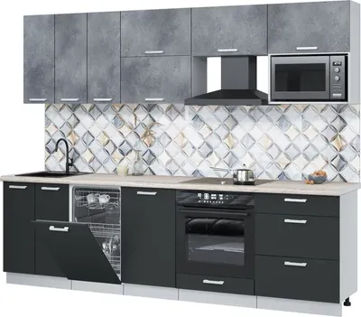 

Кухонный гарнитур, Мила Лайт 2.7-ПМ4