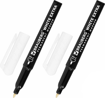 Набор маркеров Brauberg 152489 (2шт, белый) -