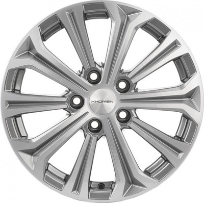 

Литой диск, KHW1610 Mitsubishi 16x6.5" 5x114.3 DIA 67.1мм ET 46мм Gray FP