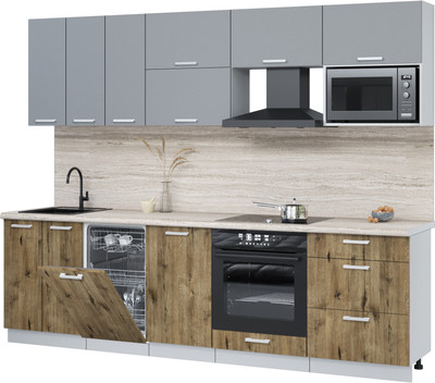 

Кухонный гарнитур, Мила Лайт 2.7-ПМ4