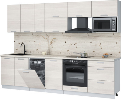 

Кухонный гарнитур, Мила Лайт 2.9-ПМ4