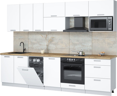 

Кухонный гарнитур, Мила Лайт 2.9-ПМ4