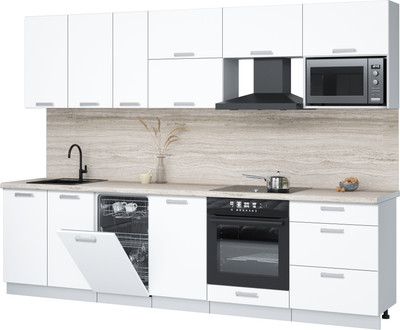 

Кухонный гарнитур, Мила Лайт 2.9-ПМ4