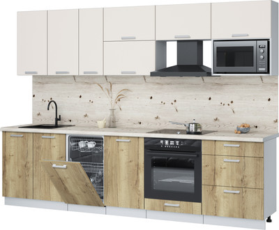 

Кухонный гарнитур, Мила Лайт 2.9-ПМ4