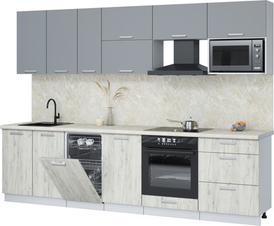 

Кухонный гарнитур, Мила Лайт 2.9-ПМ4