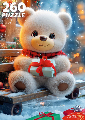 Пазл РЫЖИЙ КОТ Мишка с подарками / П260-7610 (260эл) - 