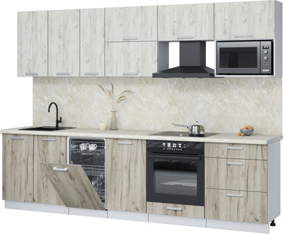 

Кухонный гарнитур, Мила Лайт 2.9-ПМ4