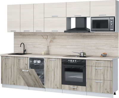 

Кухонный гарнитур, Мила Лайт 2.9-ПМ4